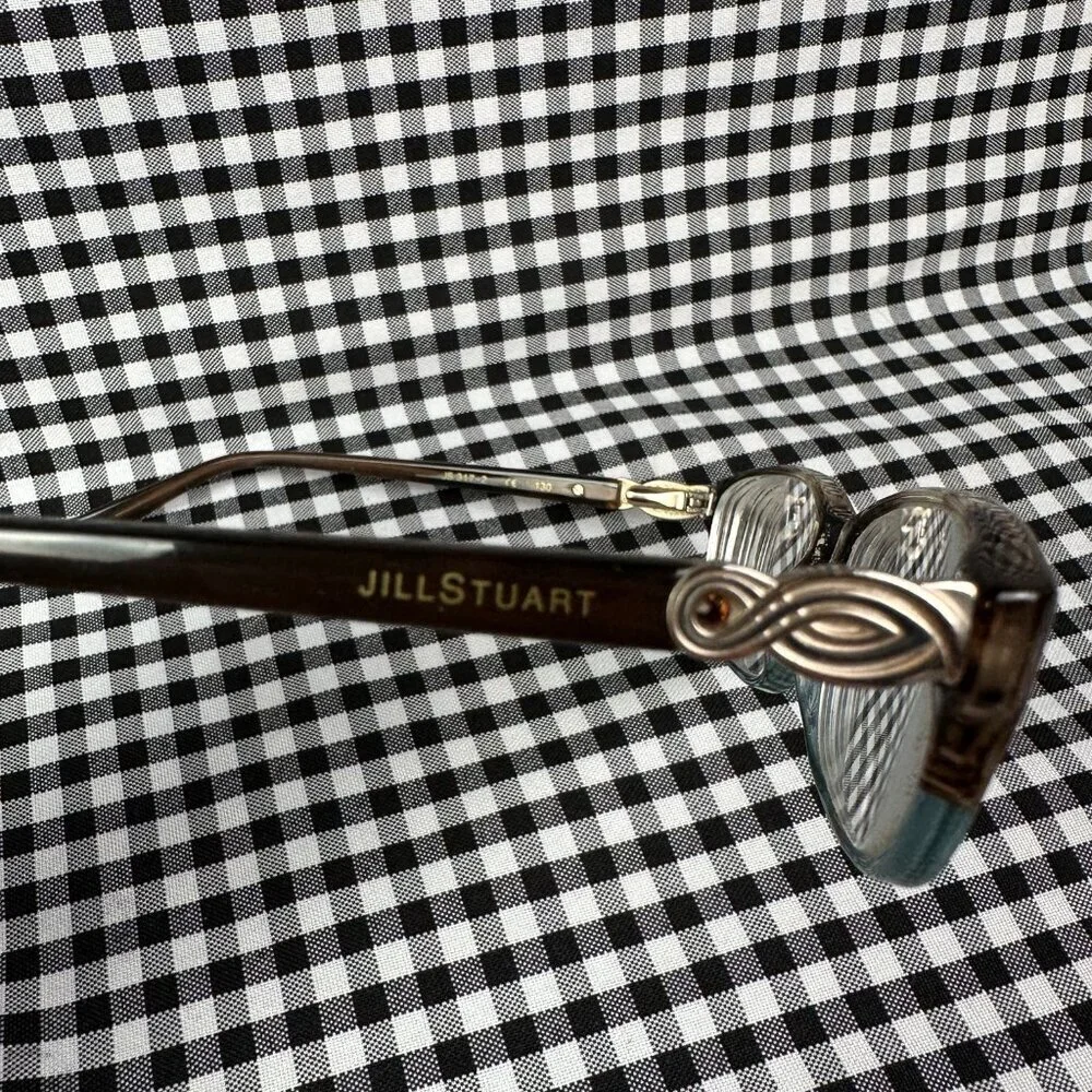 Jill Stuart 317 Two Tone Blue Brown Women's Eyeglasses Glasses